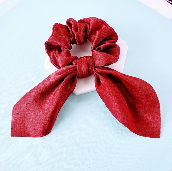 Accessories - !!!!5 for $25 Scarf Bow Pony Tail Holder Scrunchie
